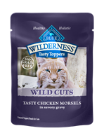 Blue Buffalo BLUE Wilderness Wild Cuts for Cats, Chicken & Gravy, 3 oz, 24 Pack